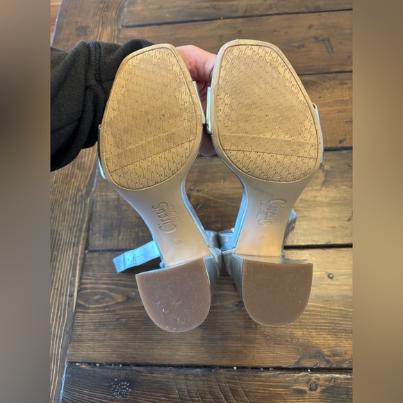 Circus by Sam Edelman Silver Women's Chunky Heels Size 8.5 - Picture 5 of 16